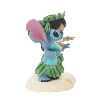 Precious Moments Disney: Lilo and Stitch Dancing Figurine sparkle-castle