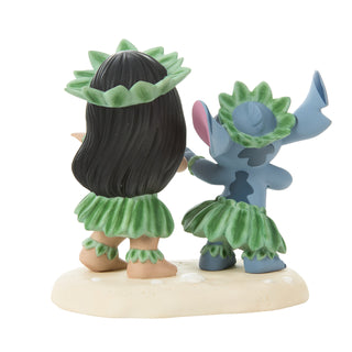 Precious Moments Disney: Lilo and Stitch Dancing Figurine sparkle-castle