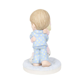 Precious Moments: Couple Kissing in PJs Figurine