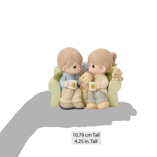 Precious Moments: Couple on Couch Figurine sparkle-castle