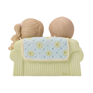 Precious Moments: Couple on Couch Figurine