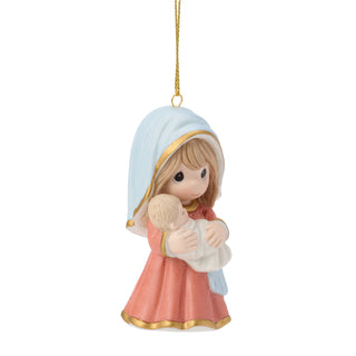 Precious Moments: Mary And Baby Jesus Hanging Ornament sparkle-castle
