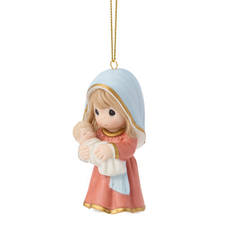 Precious Moments: Mary And Baby Jesus Hanging Ornament sparkle-castle