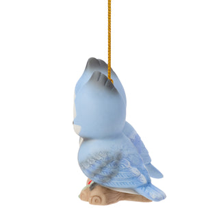 Precious Moments: Bluejay Couple Hanging Ornament sparkle-castle