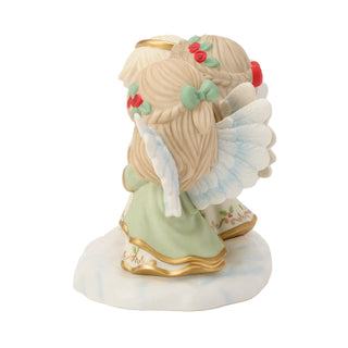Precious Moments: Limited Edition Angels Holding Lit HOPE Sign Figurine sparkle-castle