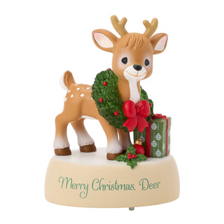 Precious Moments: Christmas Deer LED Figurine sparkle-castle