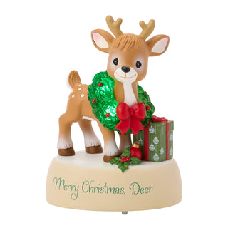 Precious Moments: Christmas Deer LED Figurine sparkle-castle