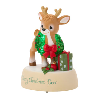 Precious Moments: Christmas Deer LED Figurine sparkle-castle