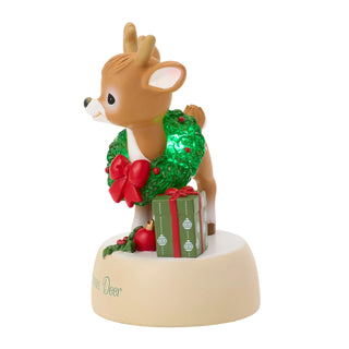 Precious Moments: Christmas Deer LED Figurine sparkle-castle