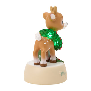 Precious Moments: Christmas Deer LED Figurine sparkle-castle