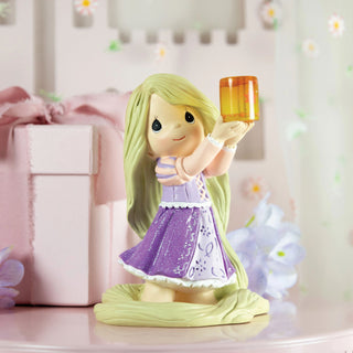 Precious Moments Disney: Rapunzel with Lantern Figurine sparkle-castle