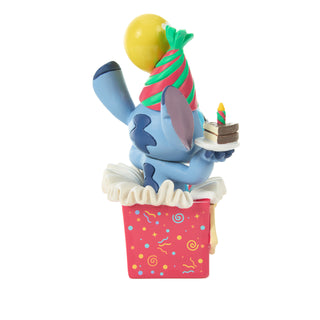 Precious Moments Disney: Stitch in Birthday Present Figurine sparkle-castle