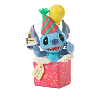 Precious Moments Disney: Stitch in Birthday Present Figurine