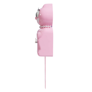 Bubblegum Pink Lady Kit-Cat Klock sparkle-castle