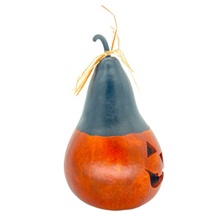 Meadowbrooke Gourds: Black Jack Jack-O-Lantern Figurine sparkle-castle