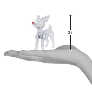 Old World Christmas Rudolph Collection: Rudolph Crystal Figurine