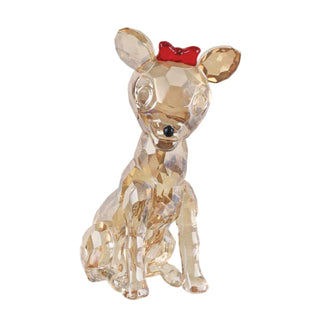 Old World Christmas Rudolph Collection: Clarice Crystal Figurine