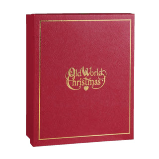 Old World Christmas Rudolph Collection: Santa Claus Crystal Figurine