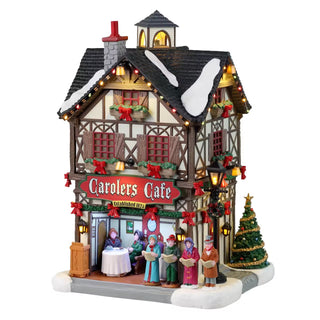 Lemax Caddington Village: Carolers Cafe sparkle-castle