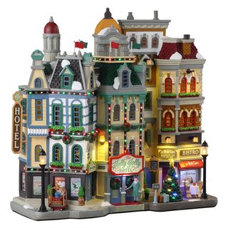 Lemax Caddington Village: The Holly Jolly Hotel sparkle-castle