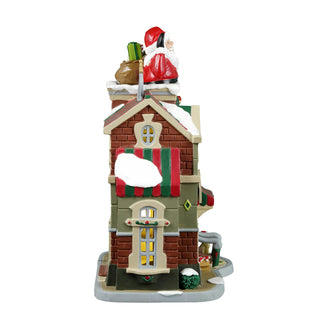 Lemax Caddington Village: The Santa Shop sparkle-castle