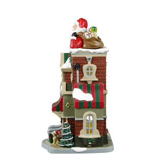 Lemax Caddington Village: The Santa Shop sparkle-castle