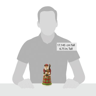 Jim Shore Heartwood Creek: Scottish Santa Figurine sparkle-castle