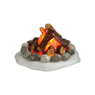 Department 56 Village Supply: Lit Fire Pit Village General Accessory