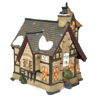 Department 56 Dickens Snow Village: The Partridge & Pear sparkle-castle