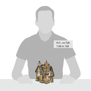 Department 56 Dickens Snow Village: The Partridge & Pear sparkle-castle
