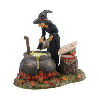 Department 56 Snow Village Halloween: Fire Burn & Cauldron Bubble Village Figures