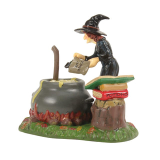 Department 56 Snow Village Halloween: Fire Burn & Cauldron Bubble Village Figures
