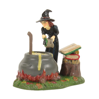 Department 56 Snow Village Halloween: Fire Burn & Cauldron Bubble Village Figures