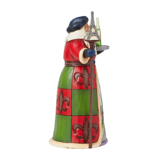 Jim Shore Heartwood Creek: French Santa Figurine sparkle-castle