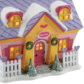 Department 56 Disney Snow Village Halloween: Minnie's House sparkle-castle