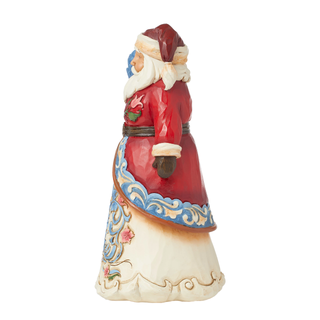 Jim Shore Heartwood Creek: Norwegian Santa Figurine sparkle-castle