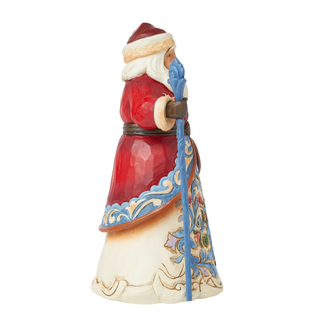 Jim Shore Heartwood Creek: Norwegian Santa Figurine sparkle-castle