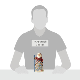 Jim Shore Heartwood Creek: Norwegian Santa Figurine sparkle-castle
