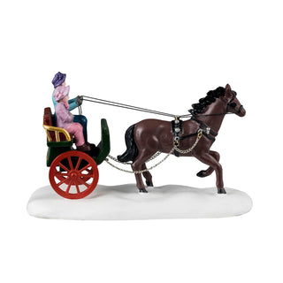 Lemax Caddington Village Accessory: Winter Carriage Ride sparkle-castle