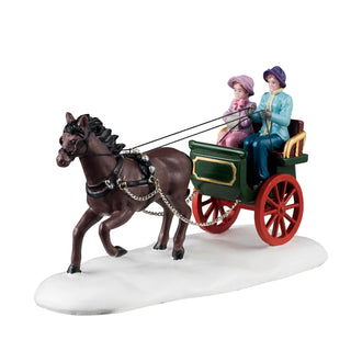 Lemax Caddington Village Accessory: Winter Carriage Ride sparkle-castle