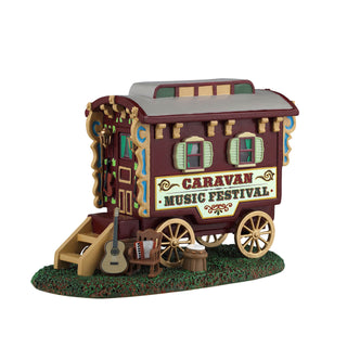 Lemax Carnival Village Accessory: Caravan Music Festival sparkle-castle