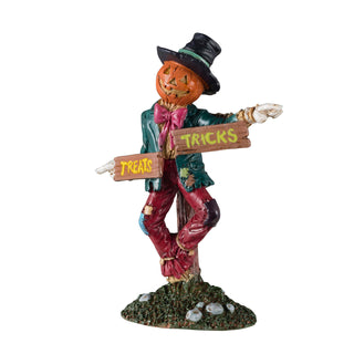 Lemax Spooky Town Halloween Village Accessory: Scarecrow Signpost sparkle-castle