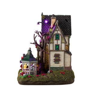 Lemax Spooky Town Halloween Village: Slithering Gardens sparkle-castle