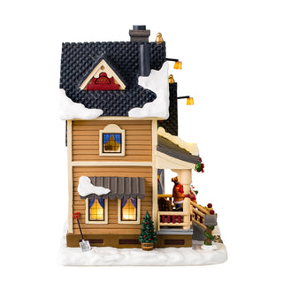 Lemax Caddington Village: Christmas Eve At Grandma's sparkle-castle