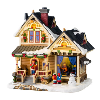 Lemax Caddington Village: Christmas Eve At Grandma's sparkle-castle