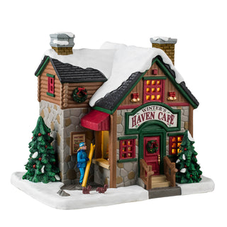 Lemax Vail Village: Winter's Haven Café sparkle-castle