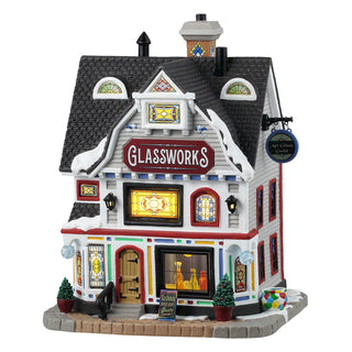 Lemax Caddington Village: Glassworks sparkle-castle