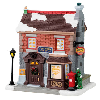 Lemax Caddington Village: Clearview Post Office sparkle-castle