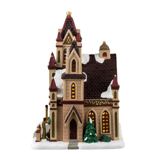Lemax Caddington Village: Grace Cathedral sparkle-castle
