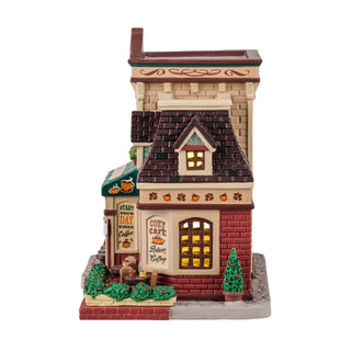 Lemax Caddington Village: Cozy Café sparkle-castle